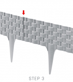 BAST. OGRADICA RATAN 320cm TERAKOTA