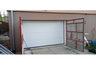 Garažna vrata Prestige bela boja panel 45mm