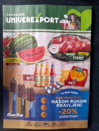 Podela kataloga za UNIVEREXPORT