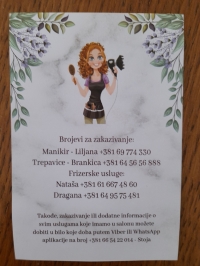 Štampa flajera za salon lepote Staša