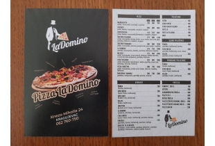 Podela i štampa flajera Pizza La Domino