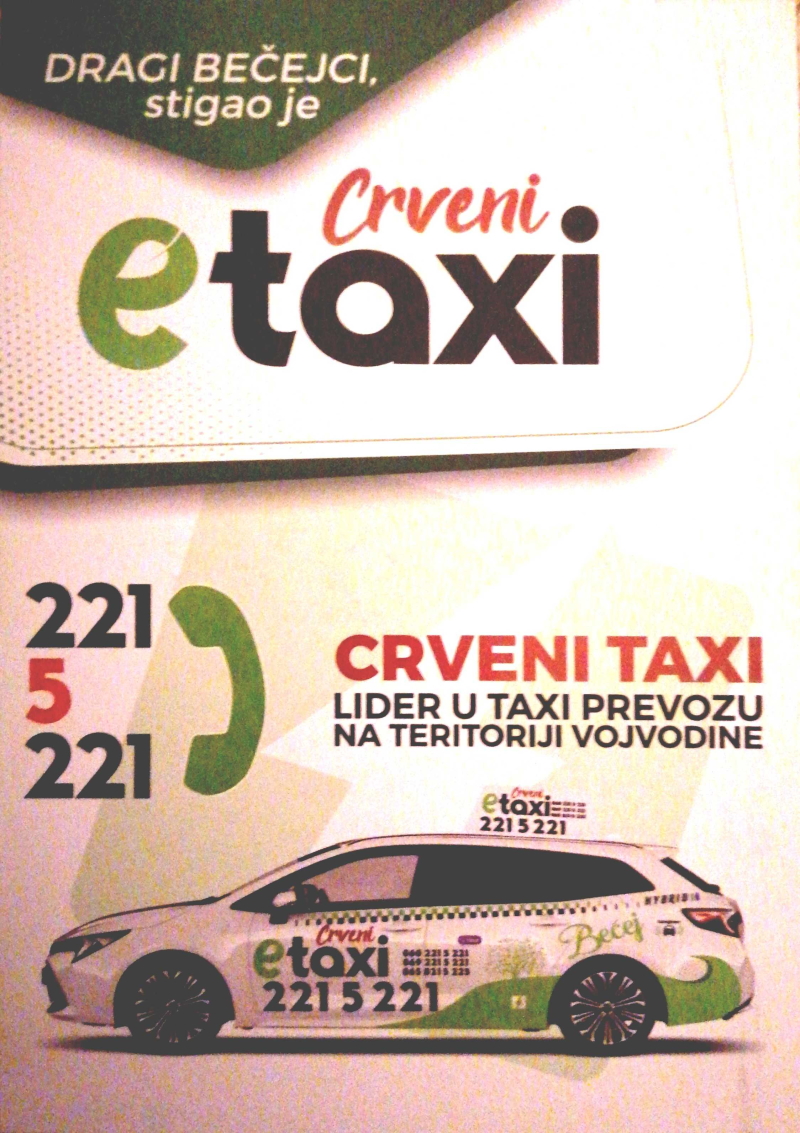 Podela flajera Crveni etaxi