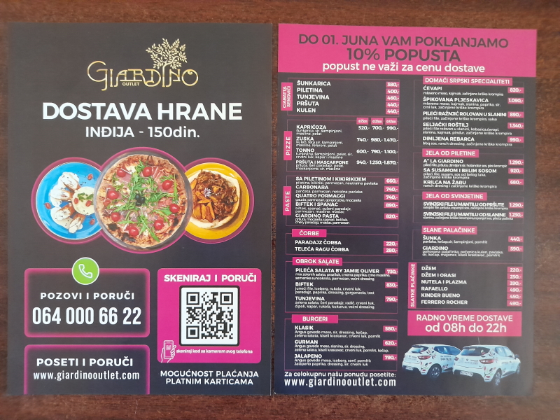 Dostava hrane Inđija