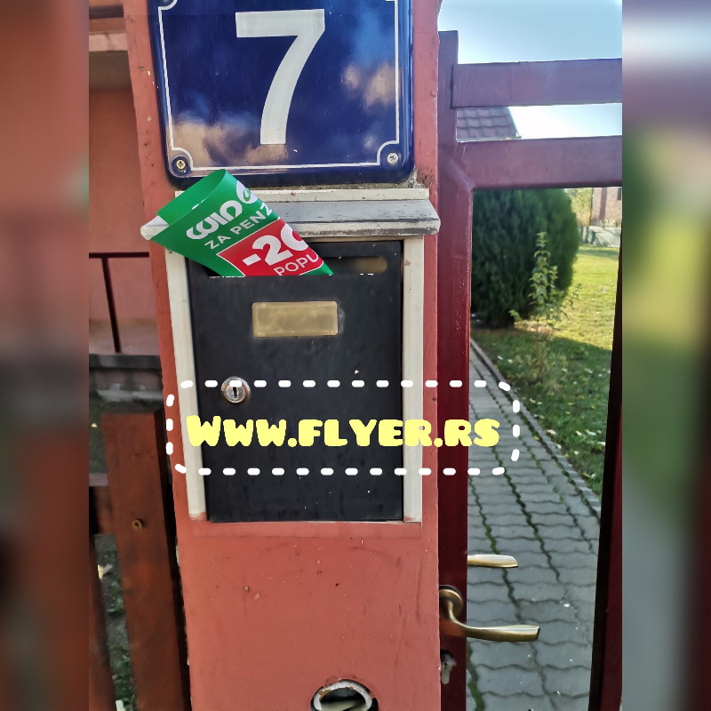 Štampa i podela flajera za WIN WIN ,za penzionere -20%