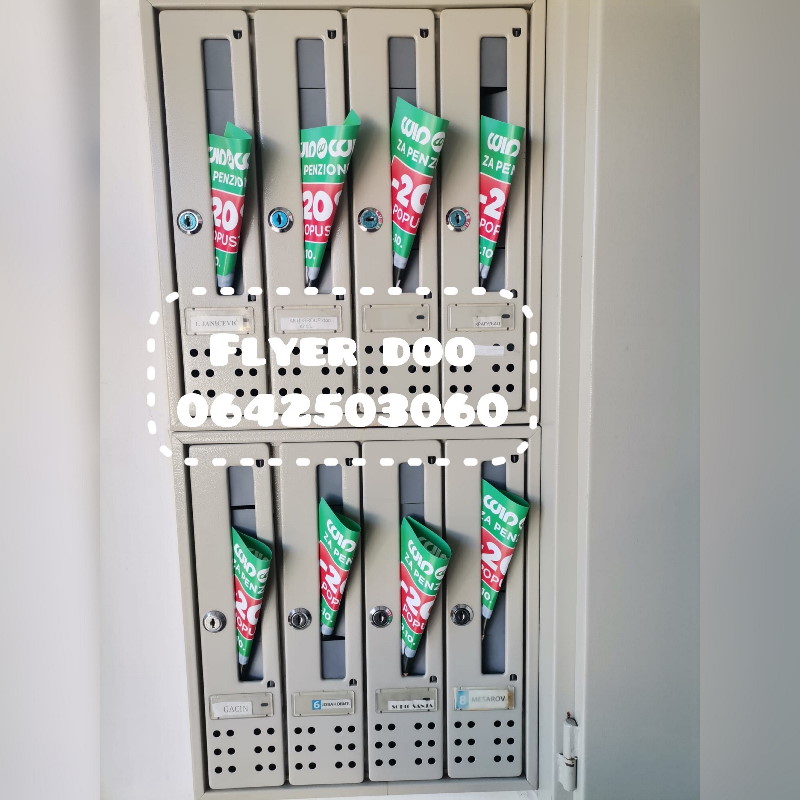 Štampa i podela flajera za WIN WIN ,za penzionere -20%