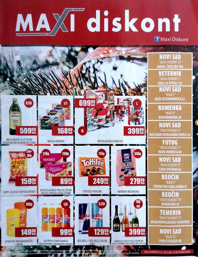 Podela kataloga MAXI diskont