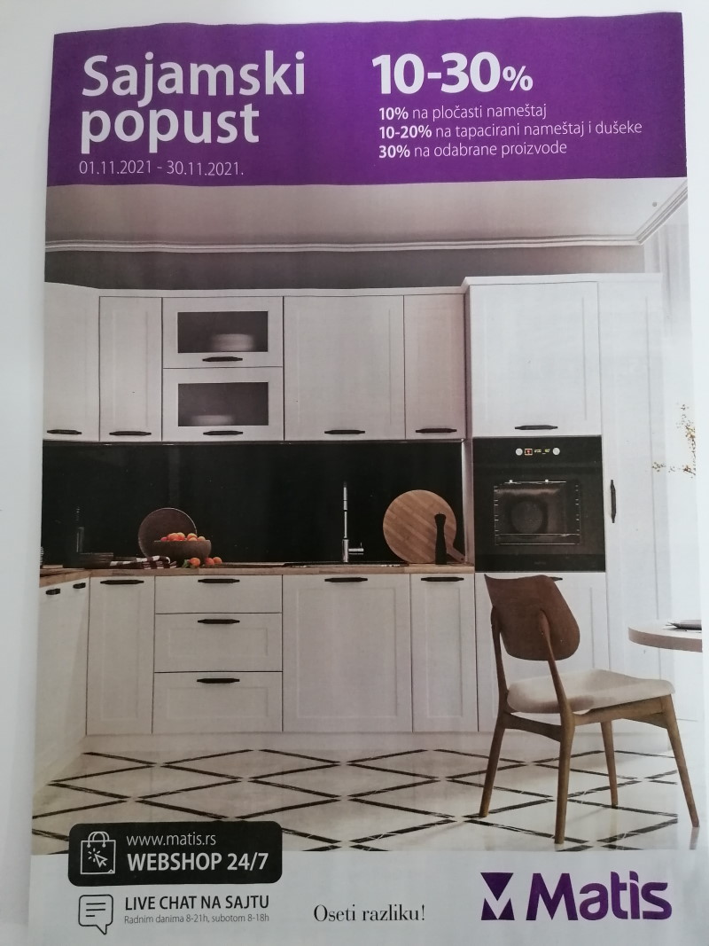 Podela flajera Matis