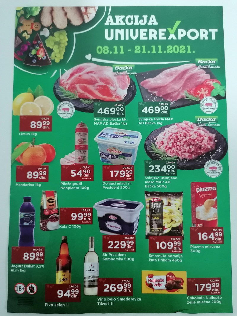 Podela flajera za UNIVEREXPORT