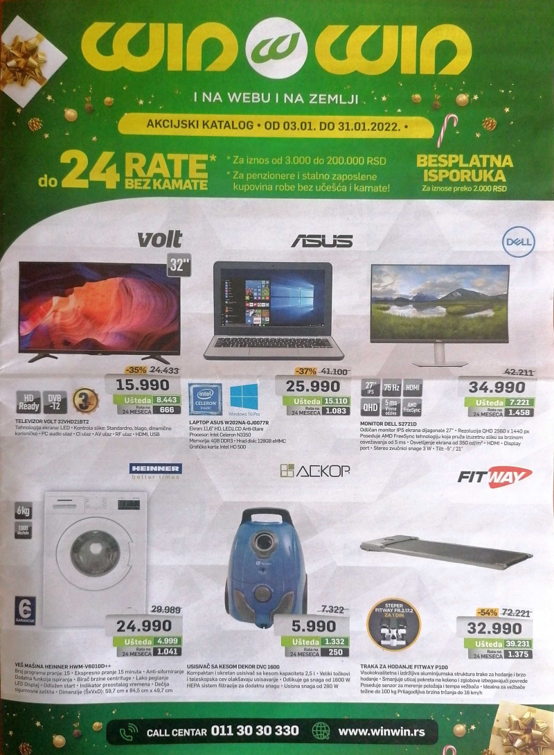 Podela kataloga WIN WIN