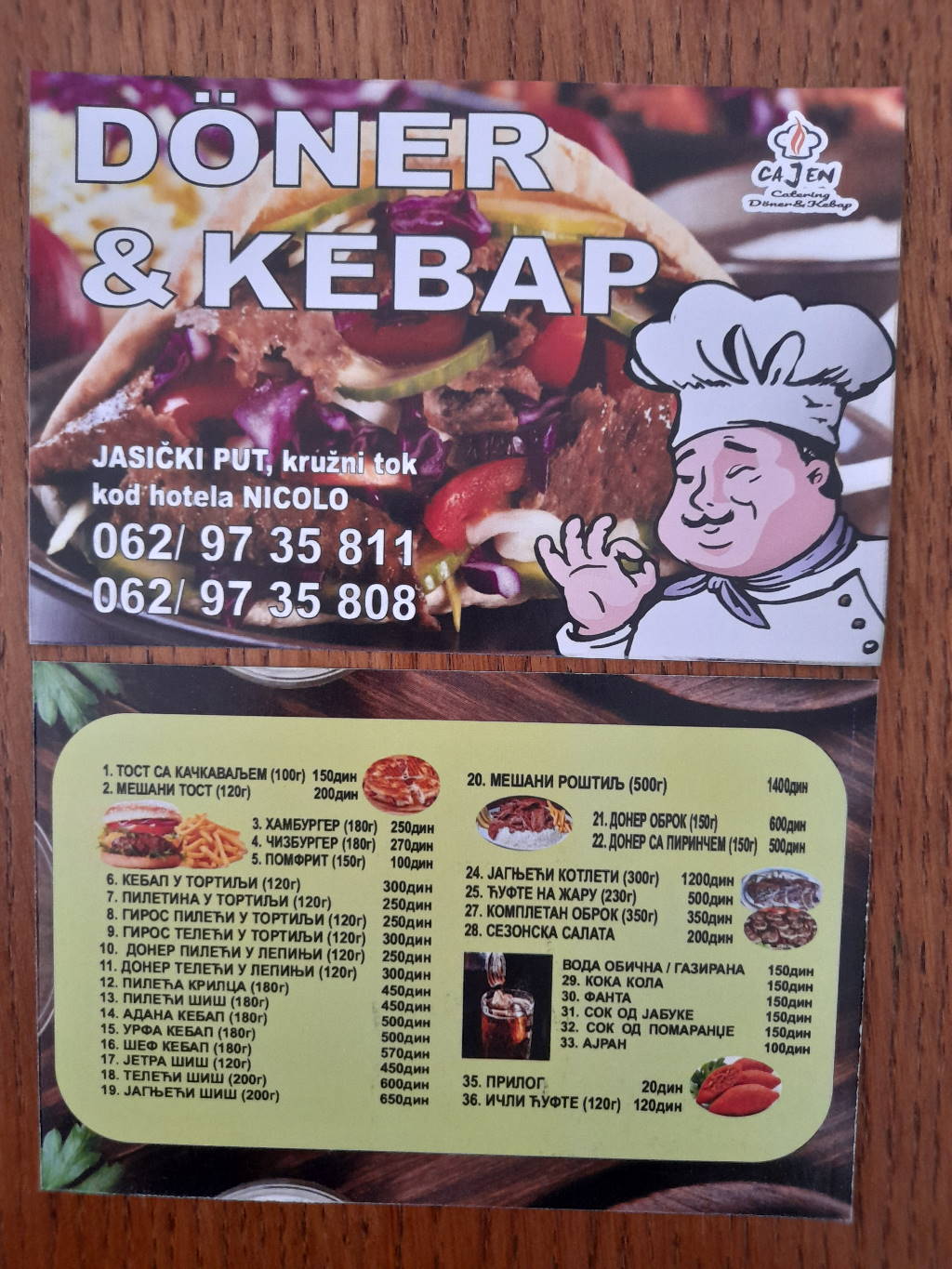 Podela i štampa flajera!!! DONER I KEBAP!!!