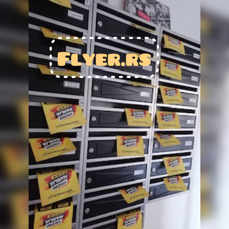 Štampa i podela flajera za Tehnomanija,VIKEND MANIA 21-24.10