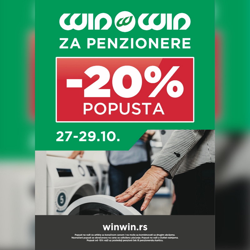 Štampa i podela flajera za WIN WIN ,za penzionere -20%