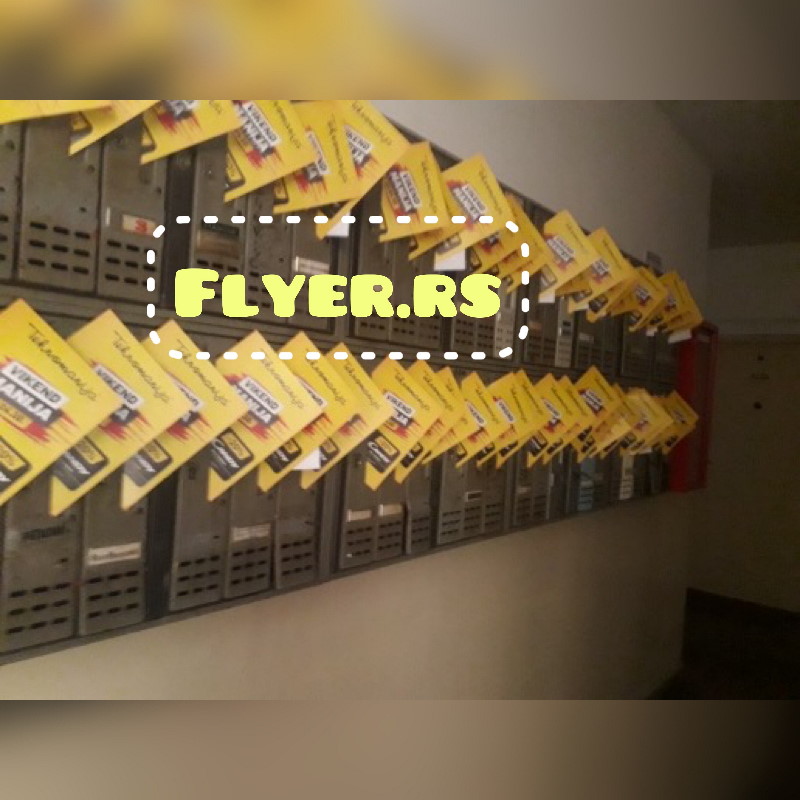 Štampa i podela flajera za Tehnomanija,VIKEND MANIA 21-24.10