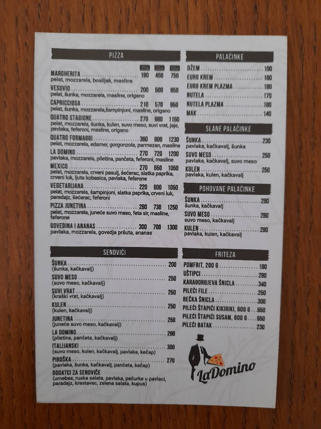 Podela i štampa flajera!!! Pizza La Domino Kragujevac.