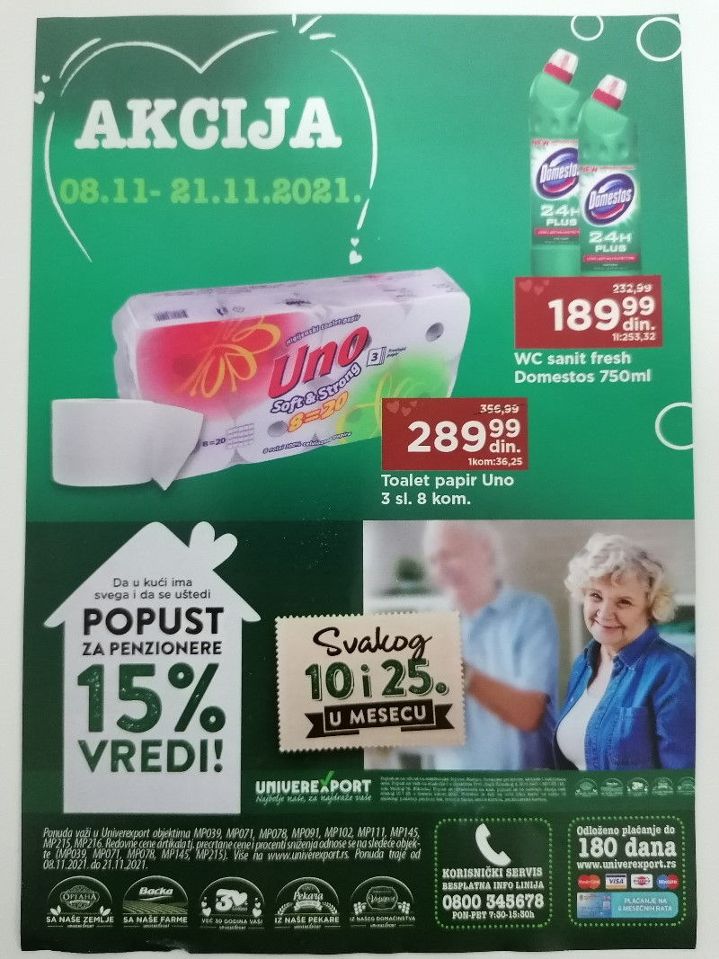 Podela flajera za UNIVEREXPORT