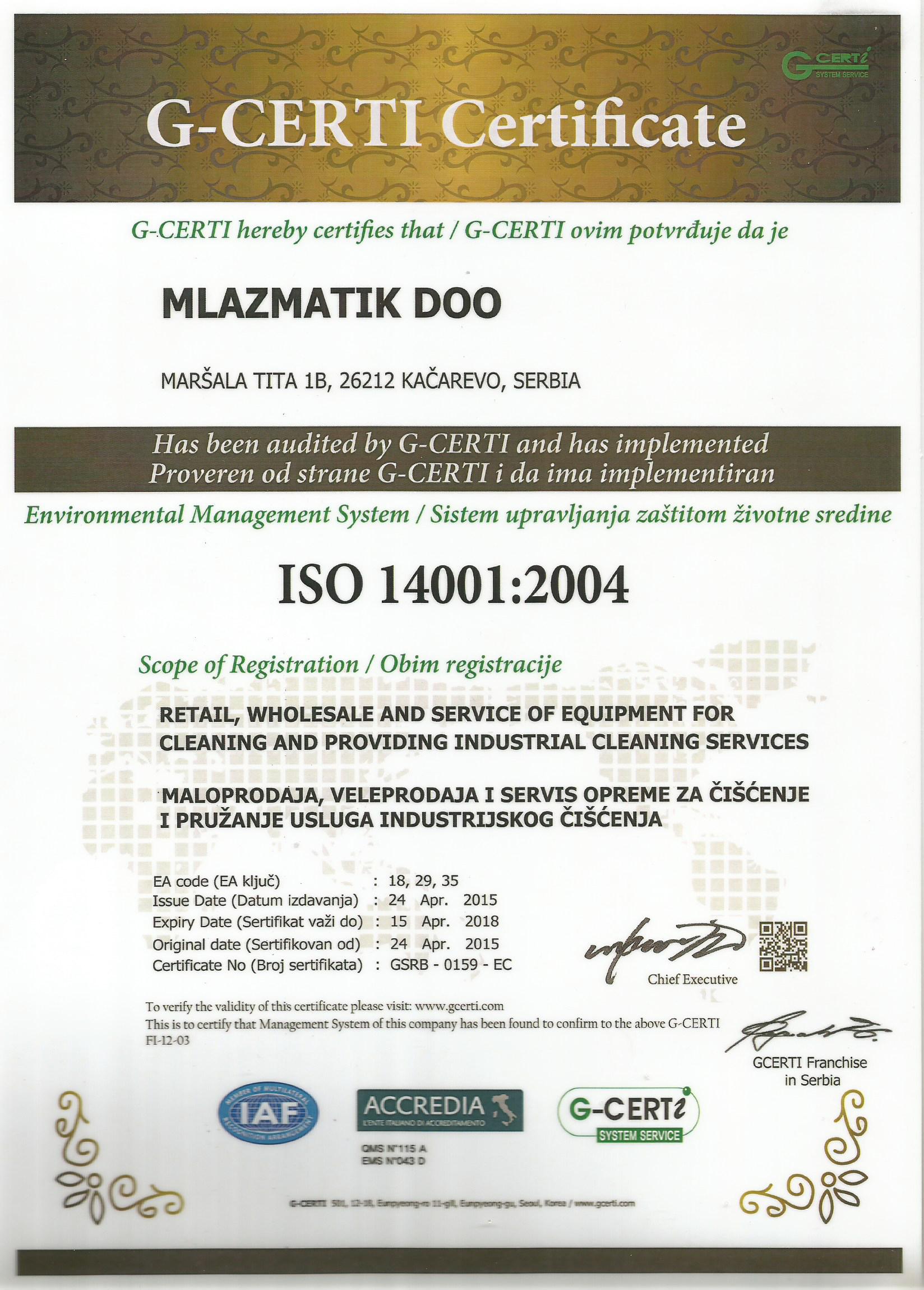 ISO 14001