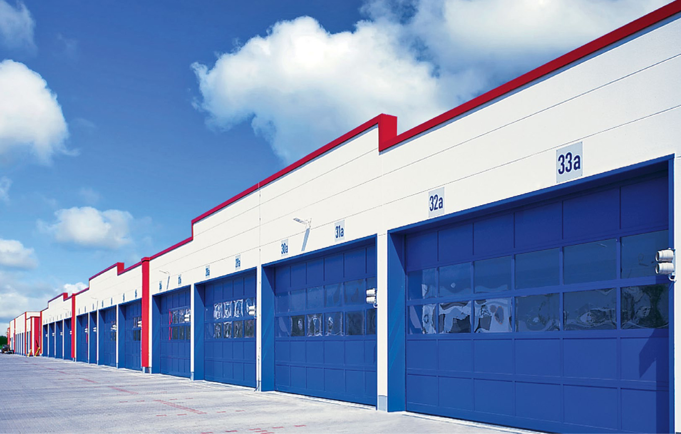 Panorama segmentna industrijska vrata - ALU PRO