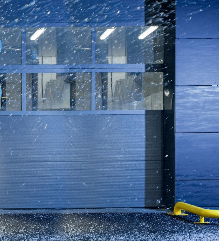 Panorama segmentna industrijska vrata - ALU THERM