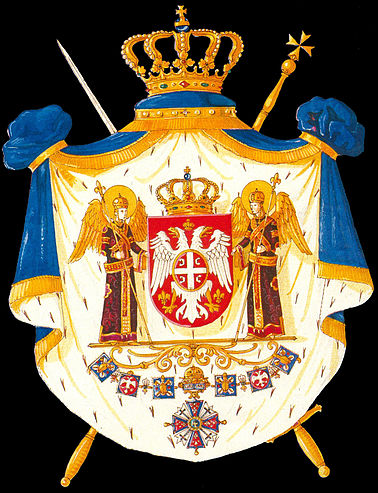 Court coat of arms of Obrenovic